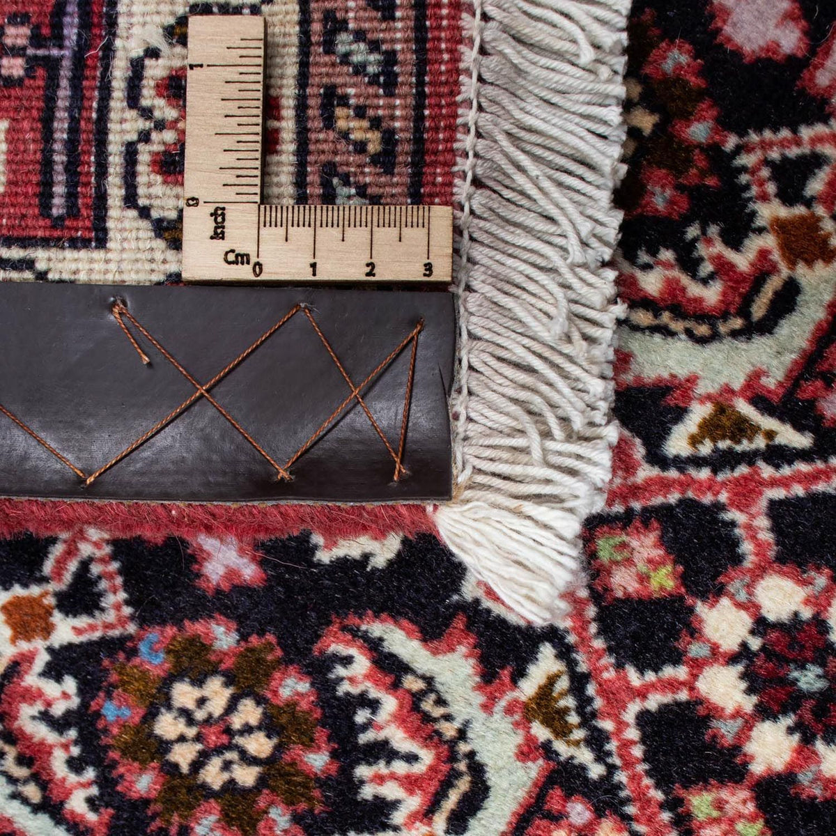 Alfombra persa - Bidjar - 220 x 136 cm - azul oscuro