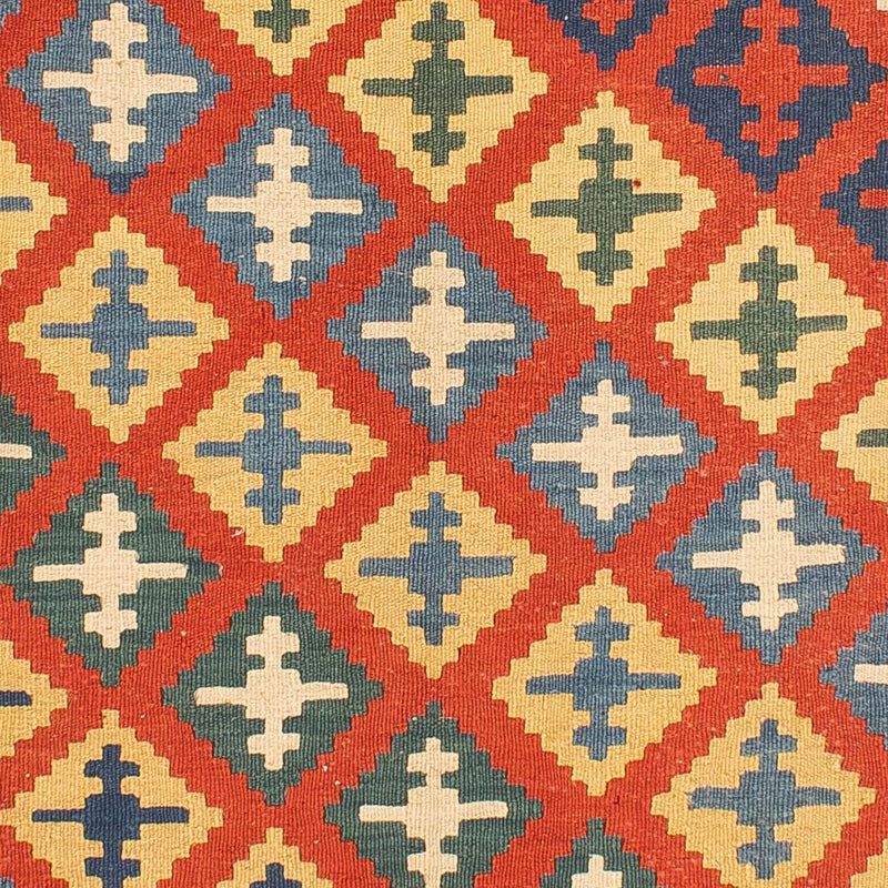 Alfombra Kelim - Oriental - 217 x 155 cm - rojo