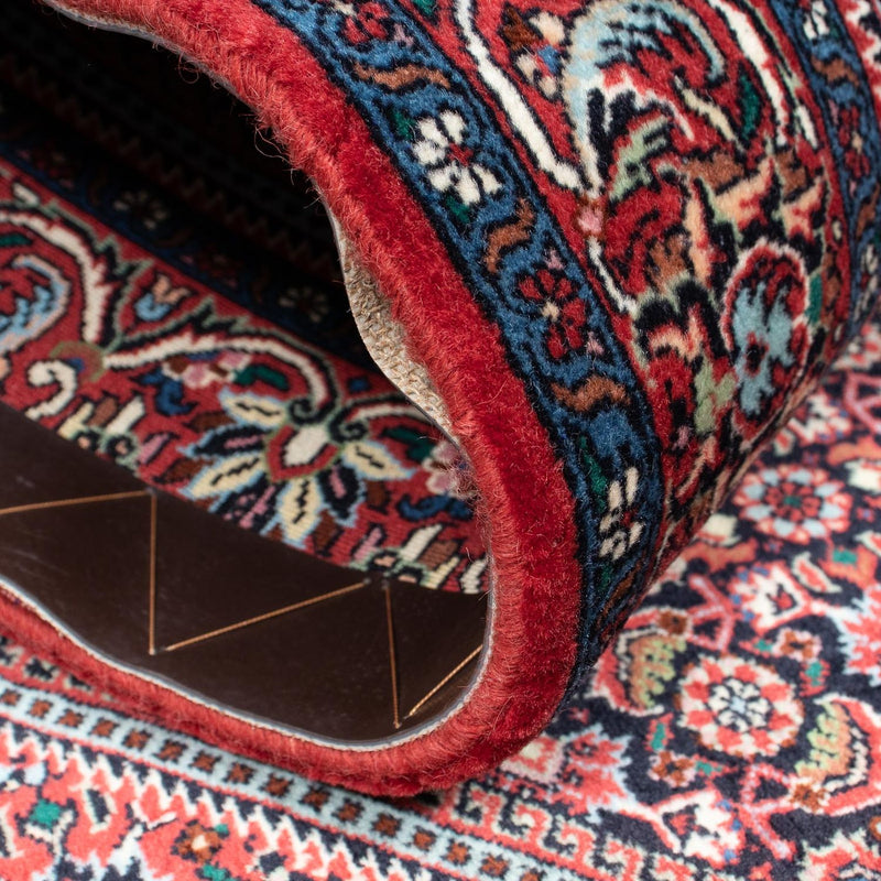 Alfombra de pasillo Alfombra persa - Bidjar - 200 x 97 cm - rojo claro