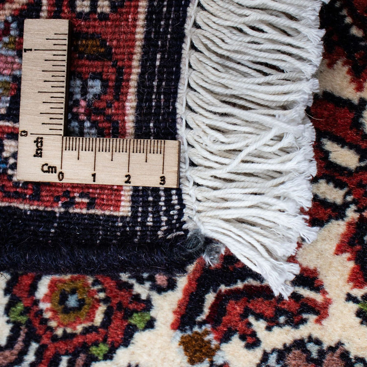 Alfombra persa - Bidjar - 228 x 139 cm - rojo