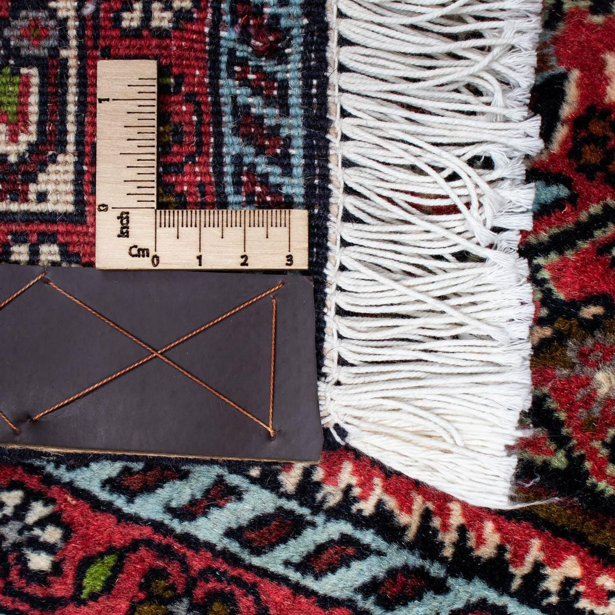 Alfombra persa - Bidjar - 224 x 140 cm - rojo