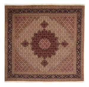 Alfombra Persa - Tabriz - Real - 250 x 249 cm - marrón
