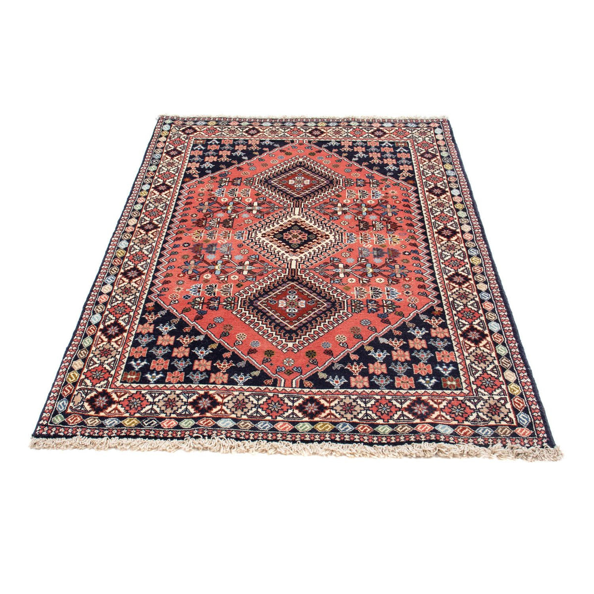 Alfombra persa - Nómada - 153 x 100 cm - rojo claro