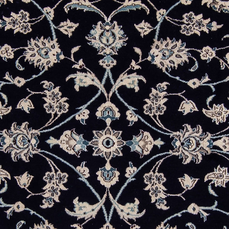 Alfombra persa - Nain - 338 x 245 cm - azul oscuro