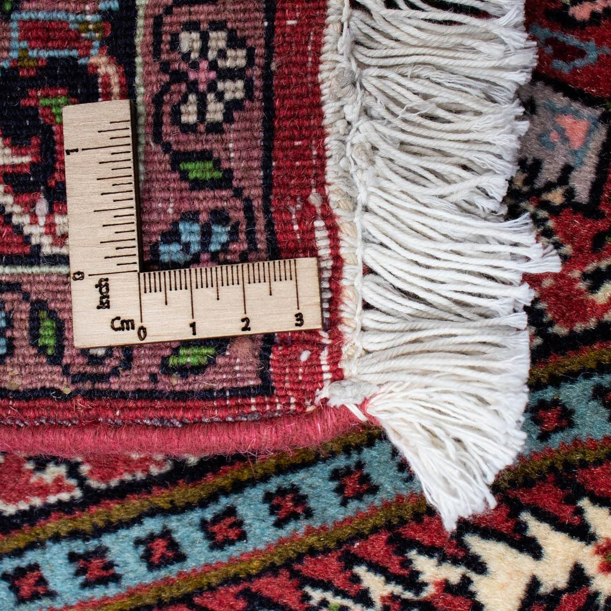 Alfombra persa - Bidjar - 233 x 140 cm - rojo