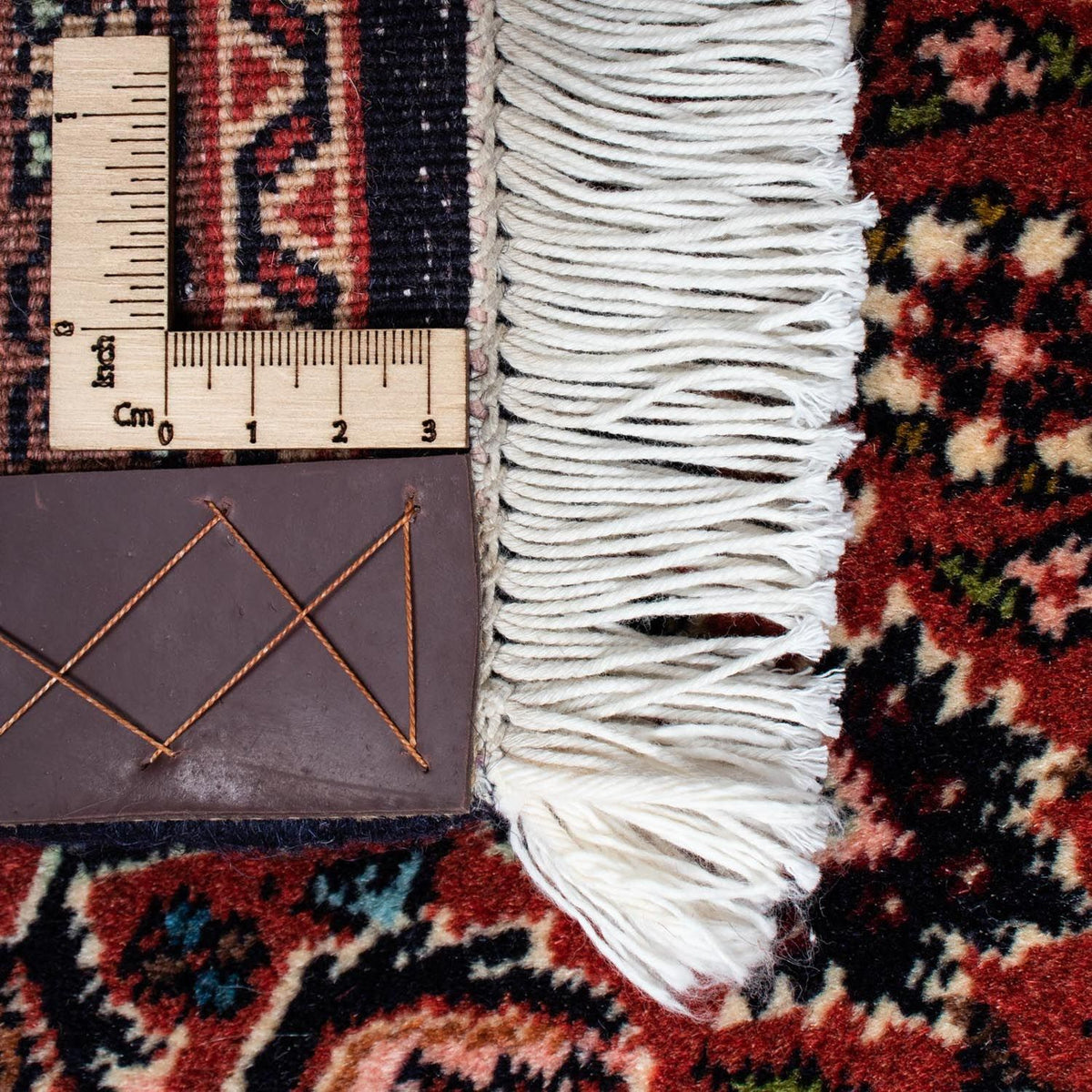 Alfombra persa - Bidjar - 203 x 138 cm - rojo