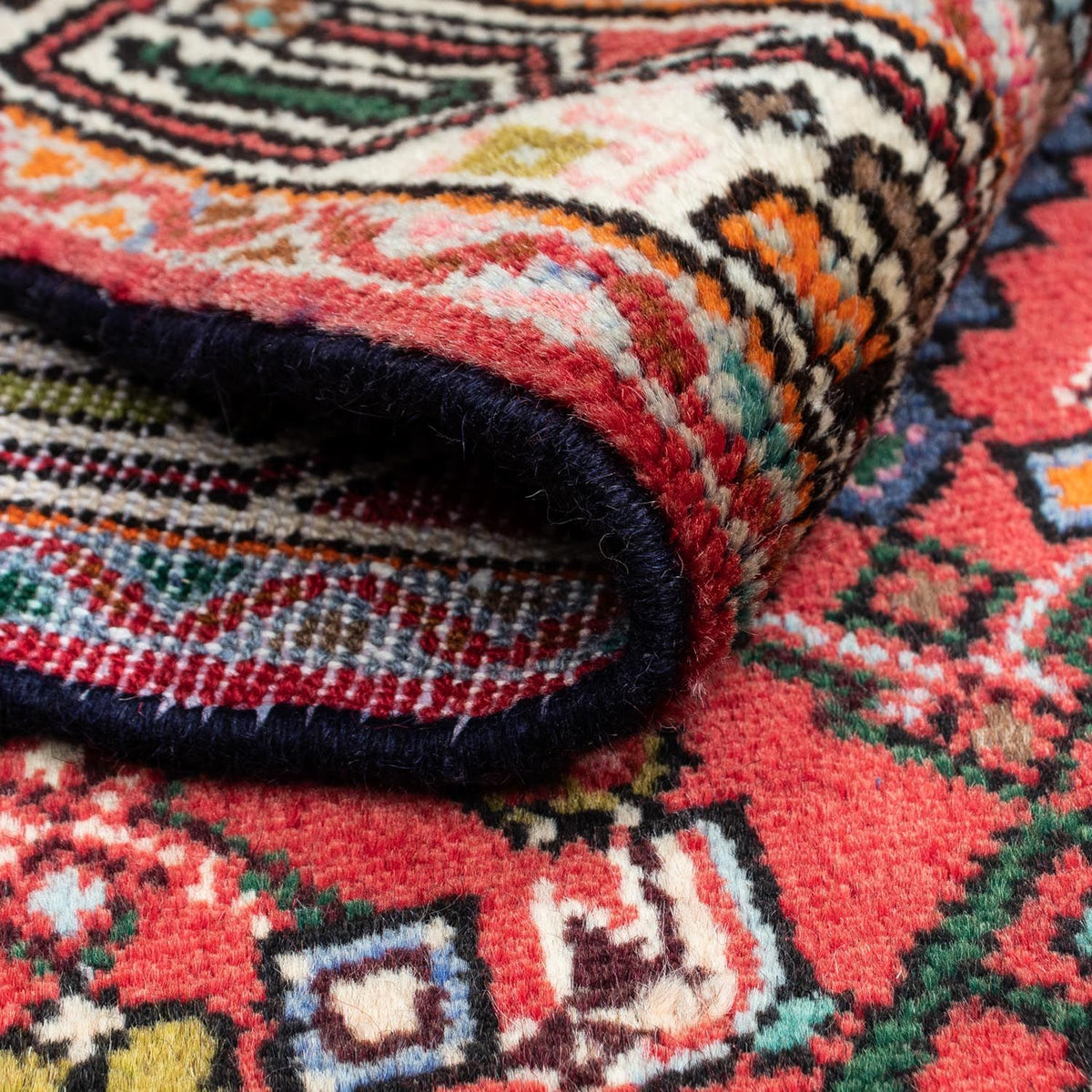 Alfombra persa - Nómada - 121 x 82 cm - rojo