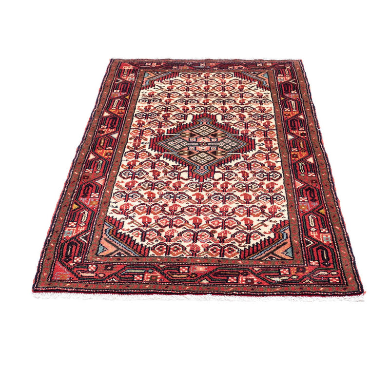 Alfombra persa - Nómada - 136 x 82 cm - rojo oscuro