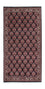 Alfombra de pasillo Alfombra persa - Bidjar - 200 x 100 cm - azul oscuro