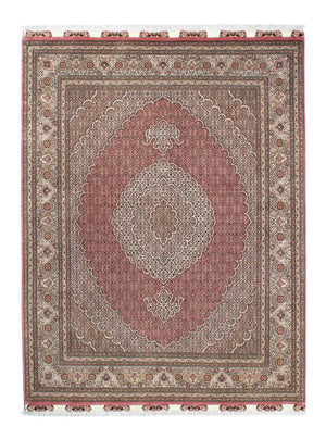 Alfombra persa - Tabriz - 210 x 152 cm - rojo claro