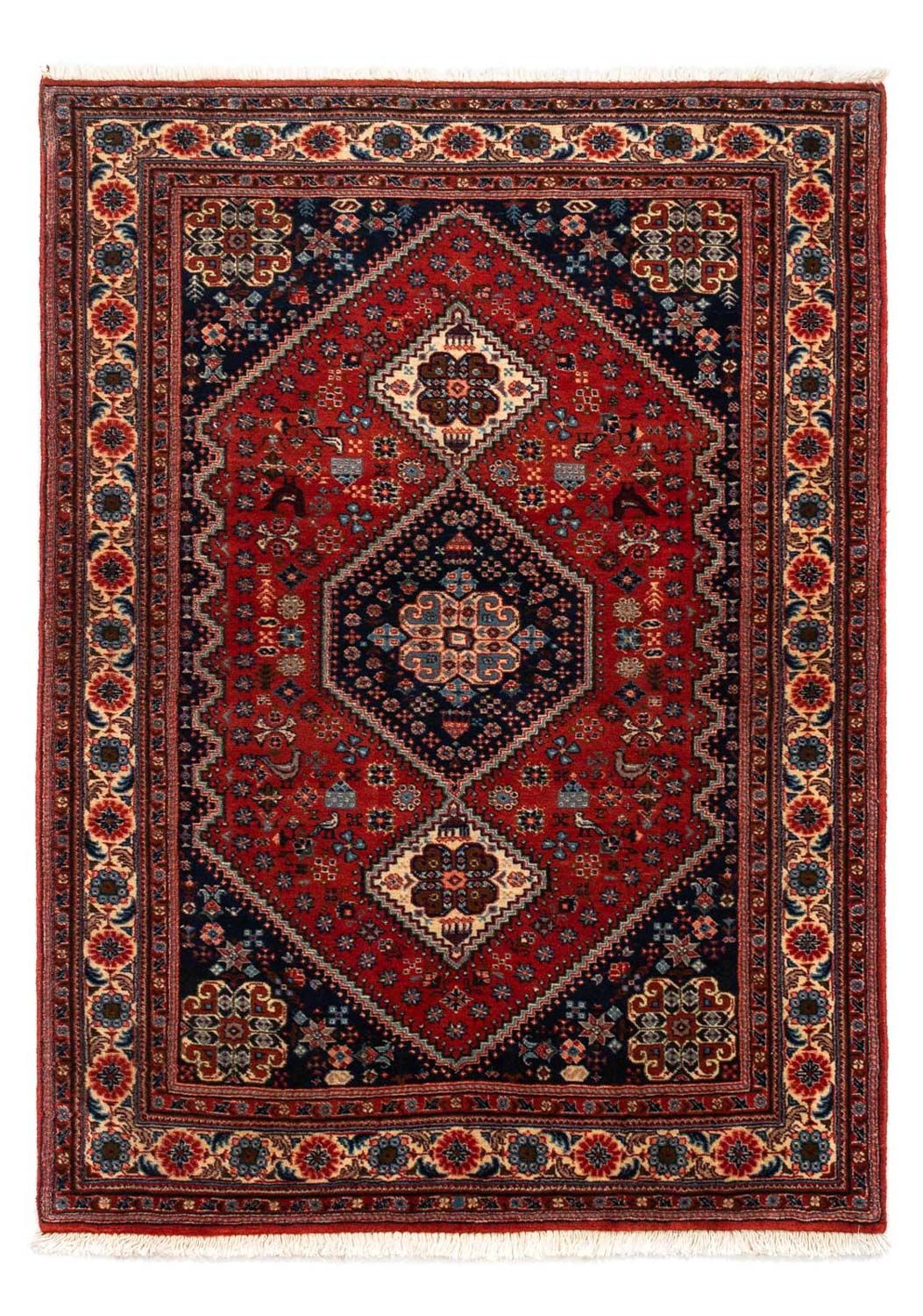 Alfombra persa - Nómada - 147 x 100 cm - rojo oscuro