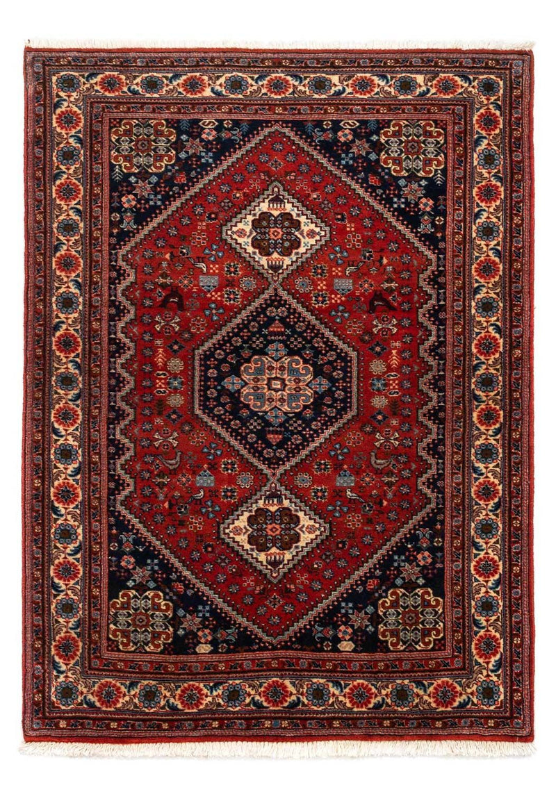 Alfombra persa - Nómada - 147 x 100 cm - rojo oscuro