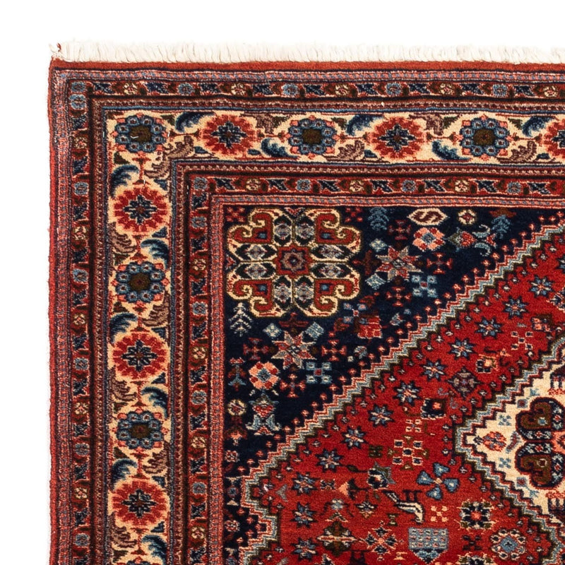 Alfombra persa - Nómada - 147 x 100 cm - rojo oscuro