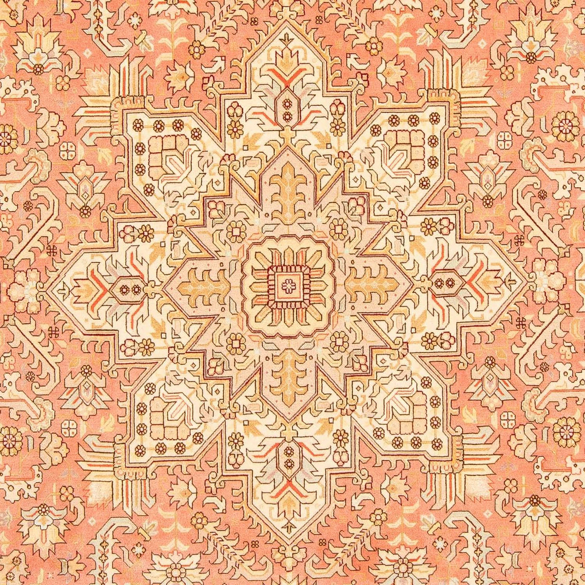 Alfombra Persa - Tabriz - Real - 301 x 200 cm - rojo claro