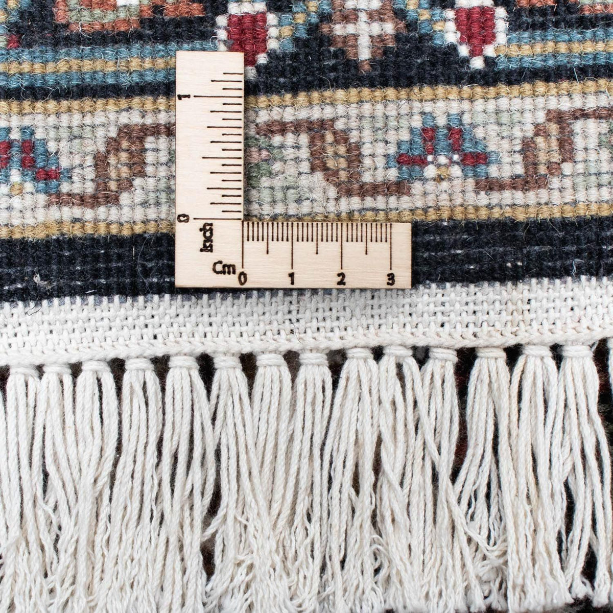 Alfombra de pasillo Alfombra persa - Tabriz - 196 x 73 cm - azul oscuro