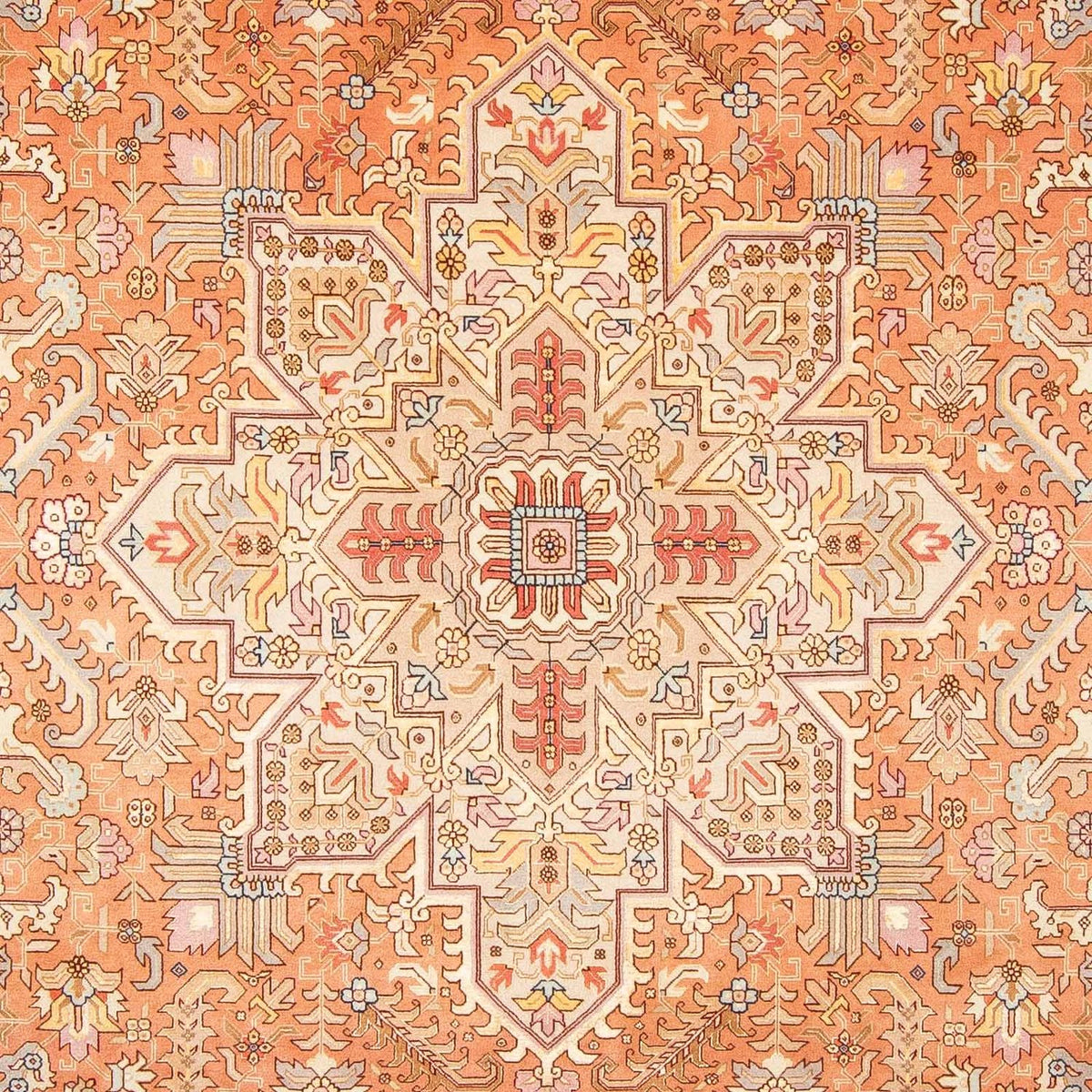 Alfombra Persa - Tabriz - Real - 300 x 206 cm - beige