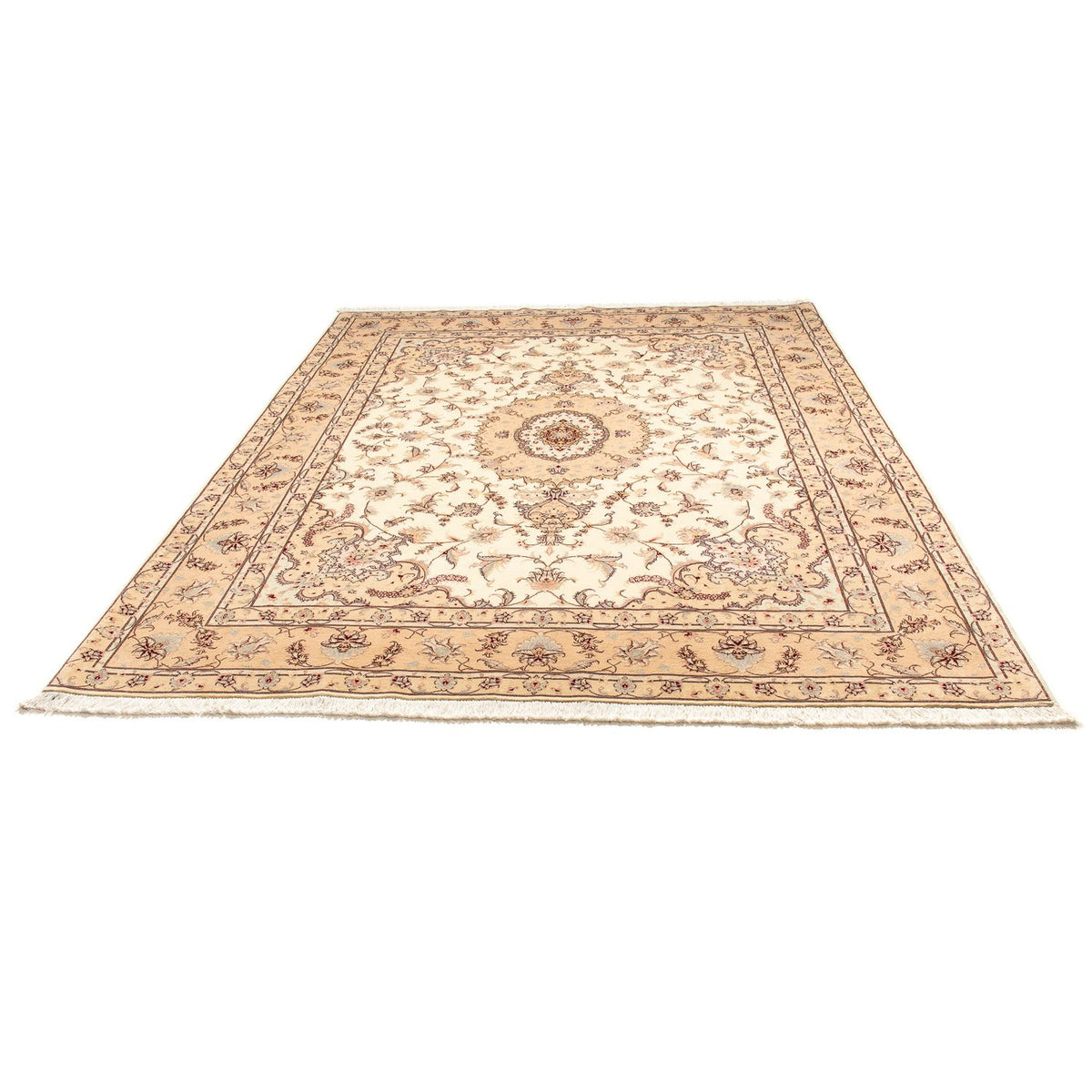 Alfombra Persa - Tabriz - Real - 263 x 203 cm - beige