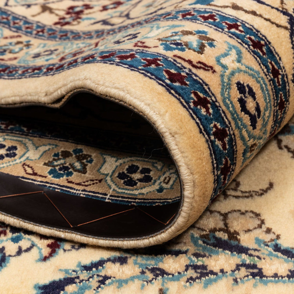 Alfombra Persa - Nain - Real - 353 x 248 cm - beige oscuro