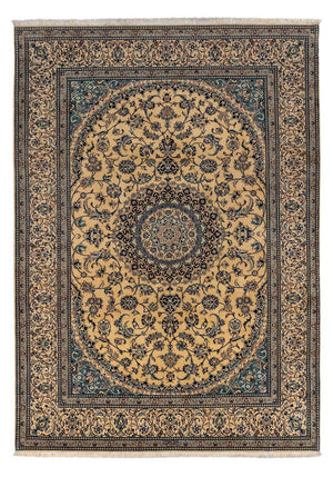 Alfombra Persa - Nain - Real - 360 x 249 cm - beige oscuro