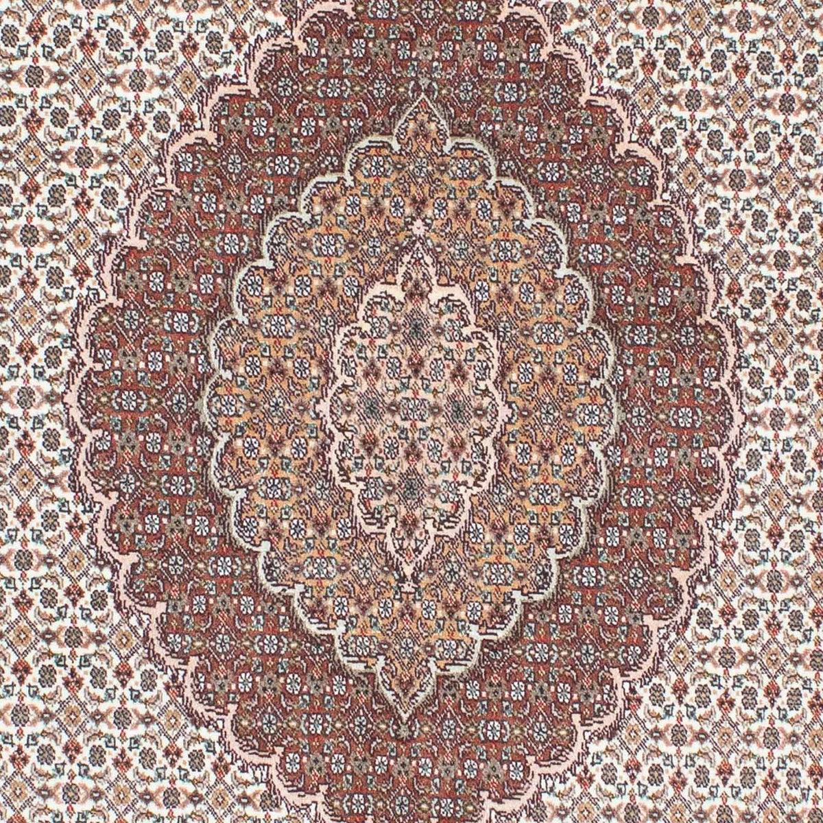 Alfombra persa - Tabriz - 210 x 152 cm - beige