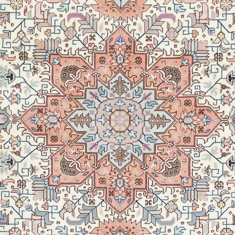 Alfombra Persa - Tabriz - Real - 202 x 150 cm - beige