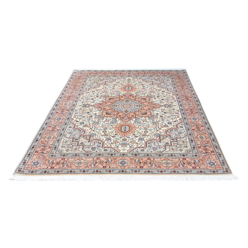 Alfombra Persa - Tabriz - Real - 202 x 150 cm - beige