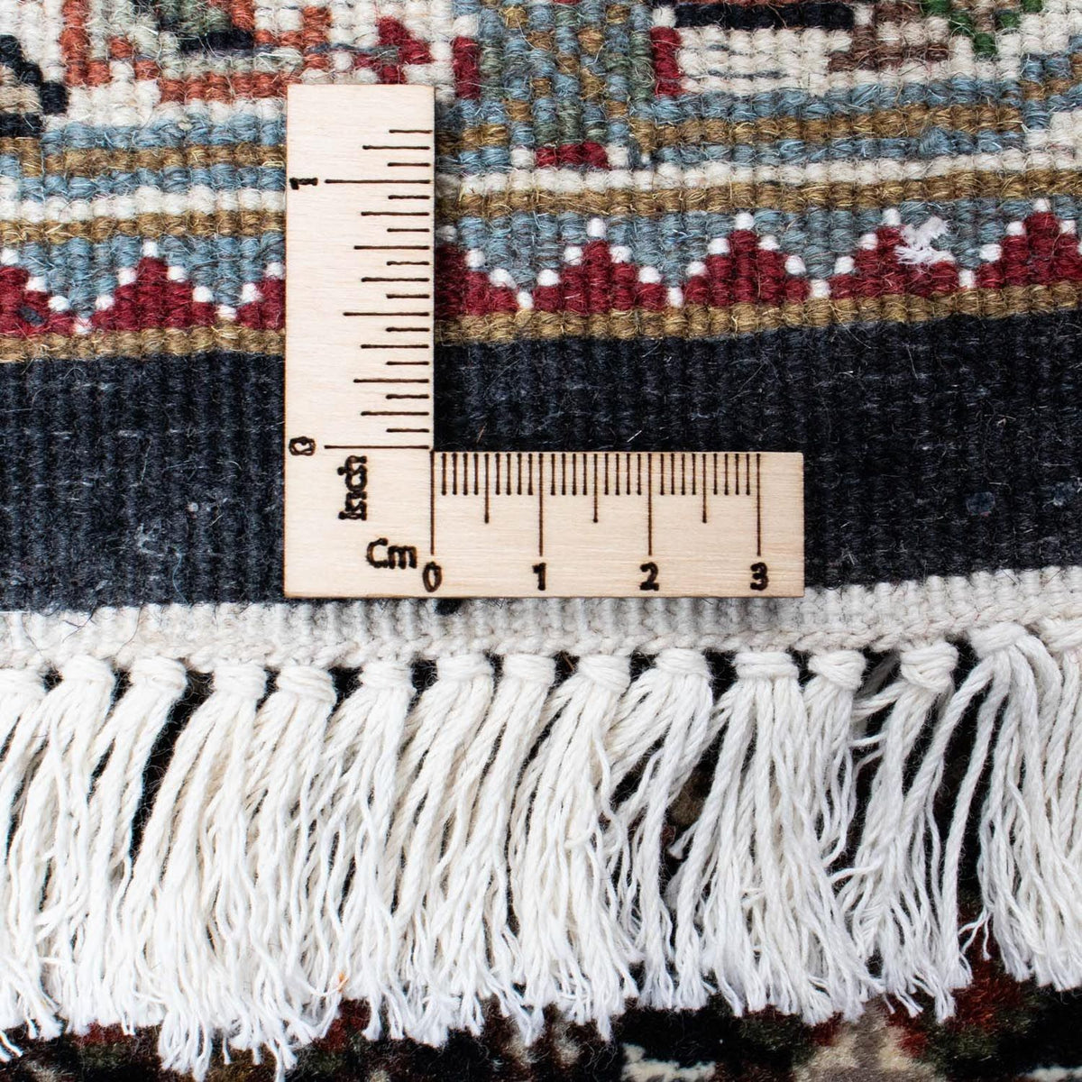 Alfombra de pasillo Alfombra persa - Tabriz - 401 x 82 cm - azul oscuro