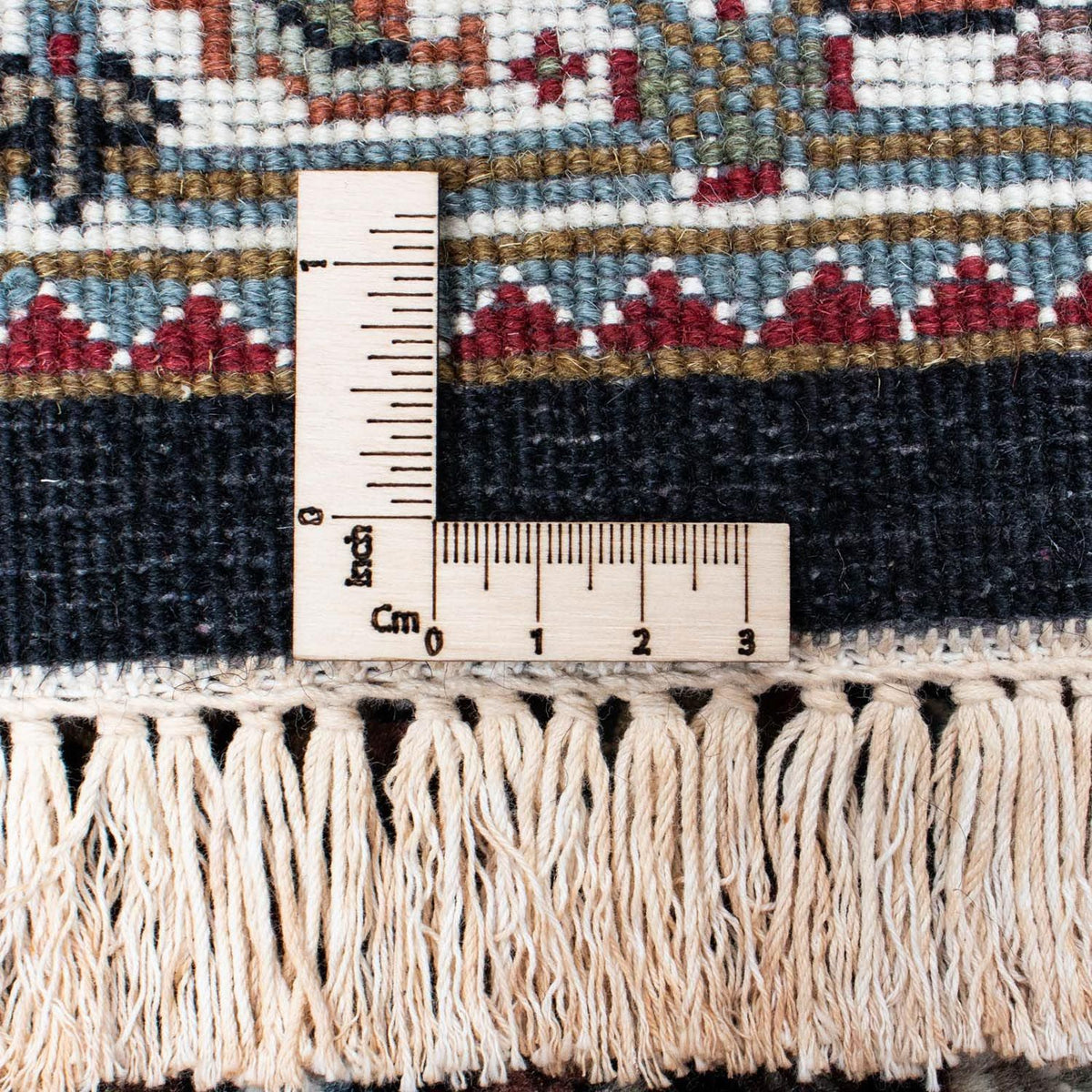 Alfombra de pasillo Alfombra persa - Tabriz - 254 x 80 cm - azul oscuro