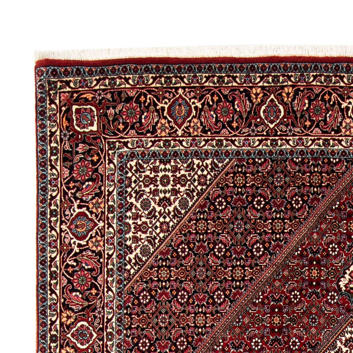 Alfombra persa - Bidjar - 243 x 167 cm - rojo
