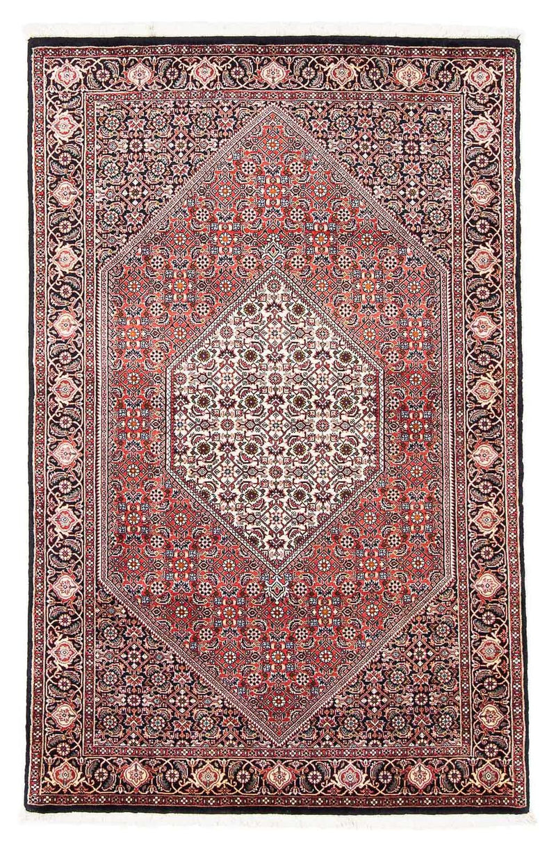 Alfombra persa - Bidjar - 174 x 108 cm - rojo claro