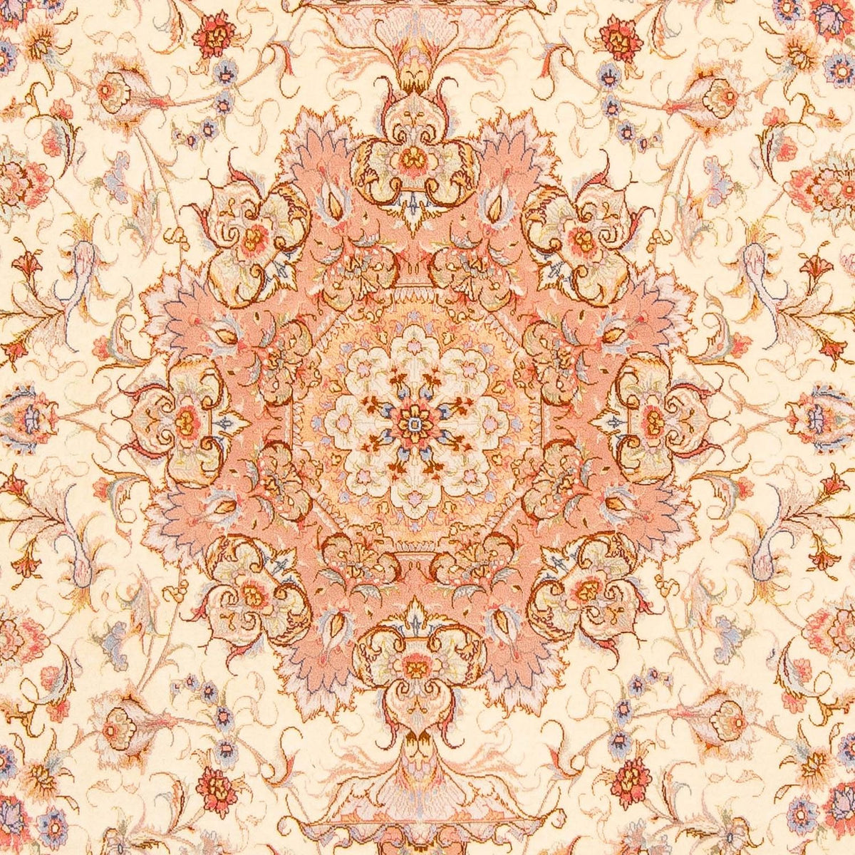 Alfombra Persa - Tabriz - Real - 310 x 195 cm - beige