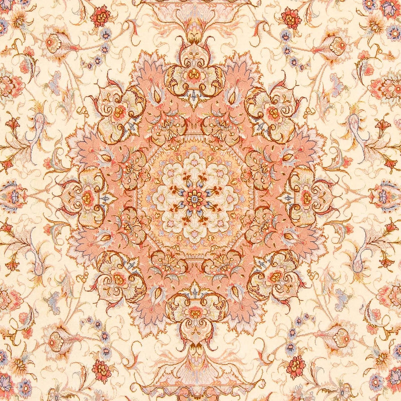 Alfombra Persa - Tabriz - Real - 310 x 195 cm - beige