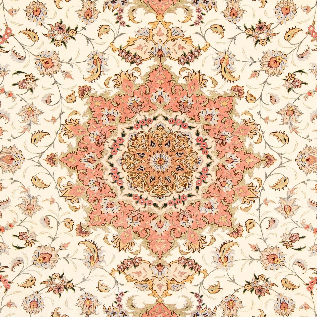 Alfombra Persa - Tabriz - Real - 305 x 204 cm - beige