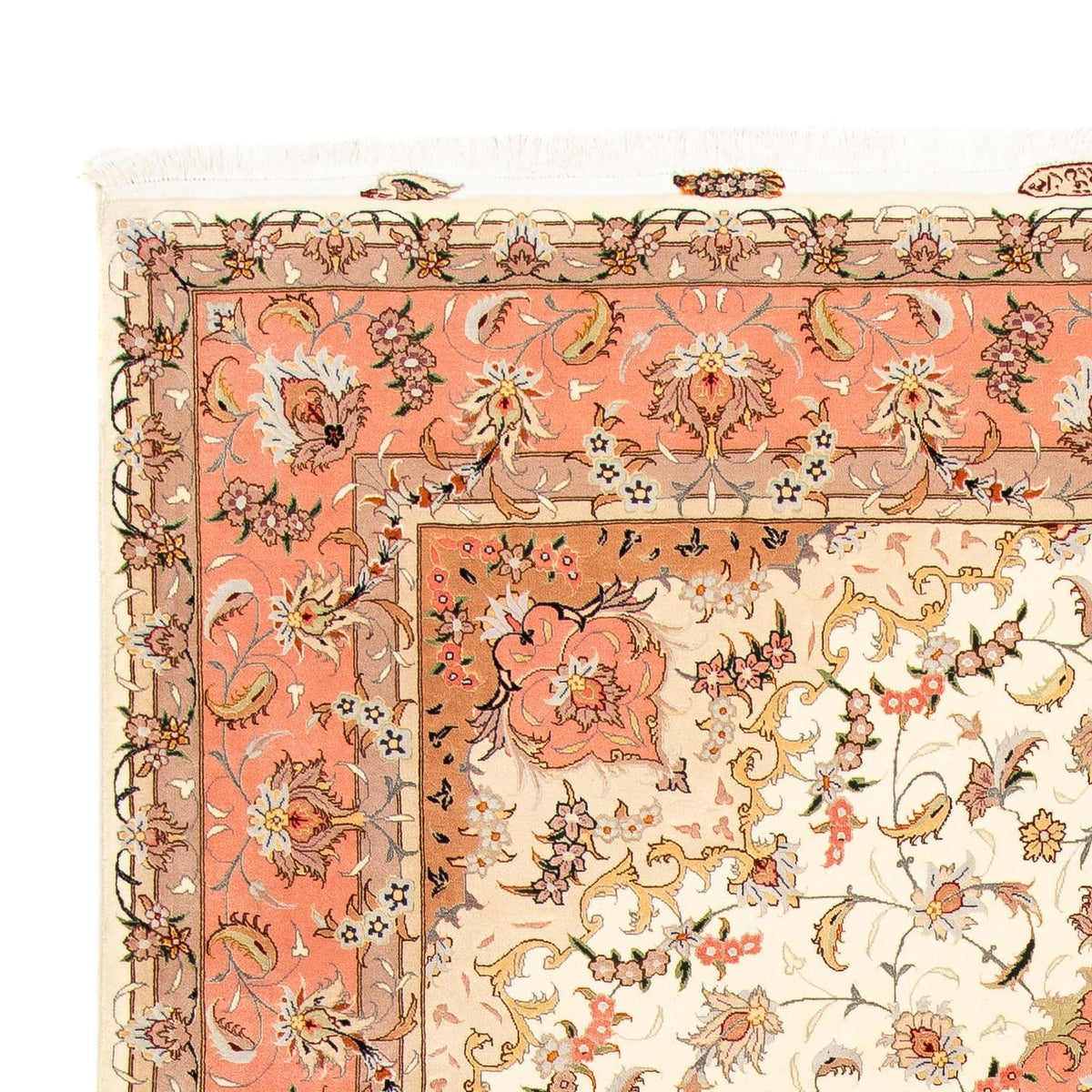Alfombra Persa - Tabriz - Real - 305 x 204 cm - beige