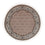 Alfombra Persa - Tabriz - Real redondo - 151 x 151 cm - beige