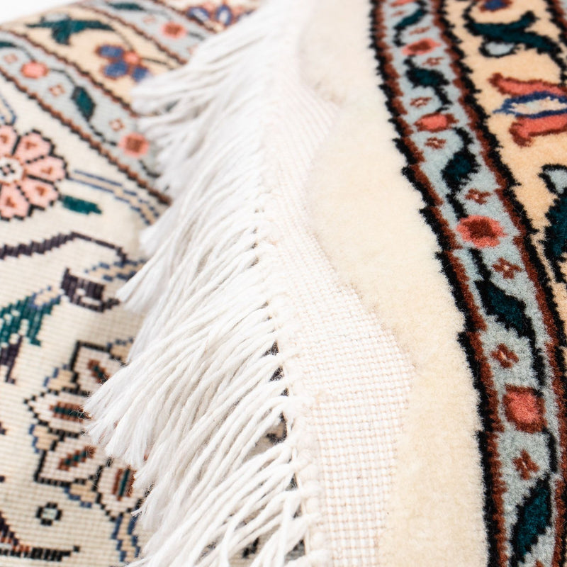 Alfombra Persa - Tabriz - Real redondo  - 151 x 151 cm - beige