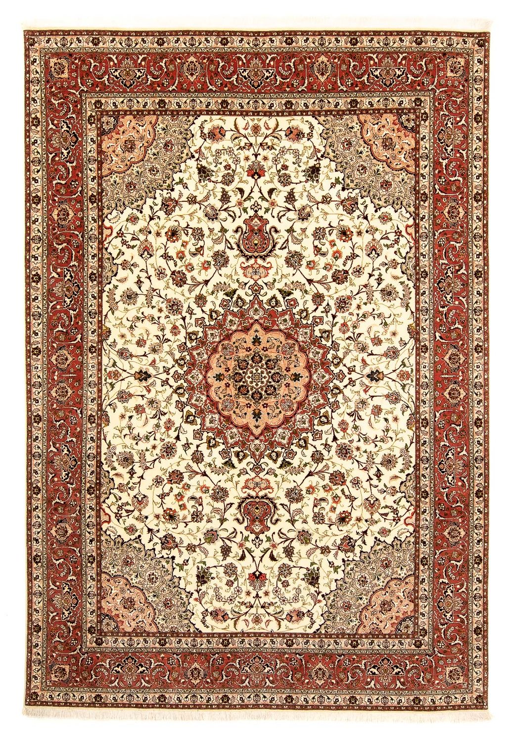 Alfombra Persa - Tabriz - Real - 359 x 248 cm - beige