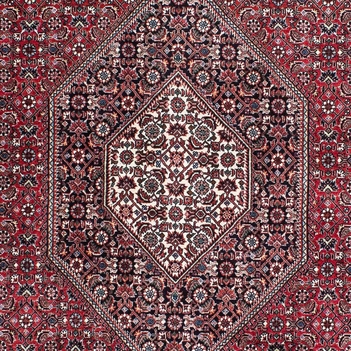 Alfombra persa - Bidjar - 209 x 128 cm - rojo