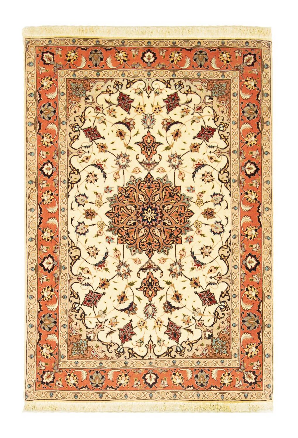 Alfombra Persa - Tabriz - Real - 149 x 103 cm - beige
