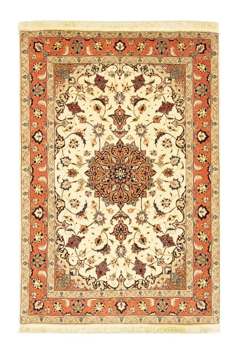 Alfombra Persa - Tabriz - Real - 149 x 103 cm - beige