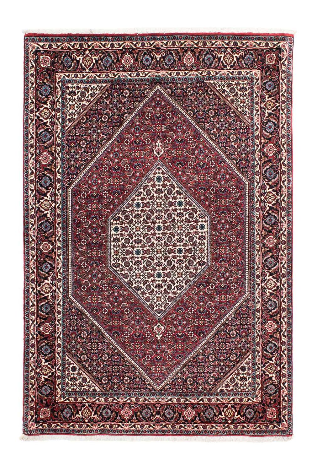 Alfombra persa - Bidjar - 201 x 132 cm - beige