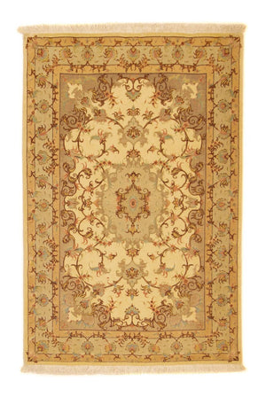 Alfombra Persa - Tabriz - Real - 149 x 99 cm - beige