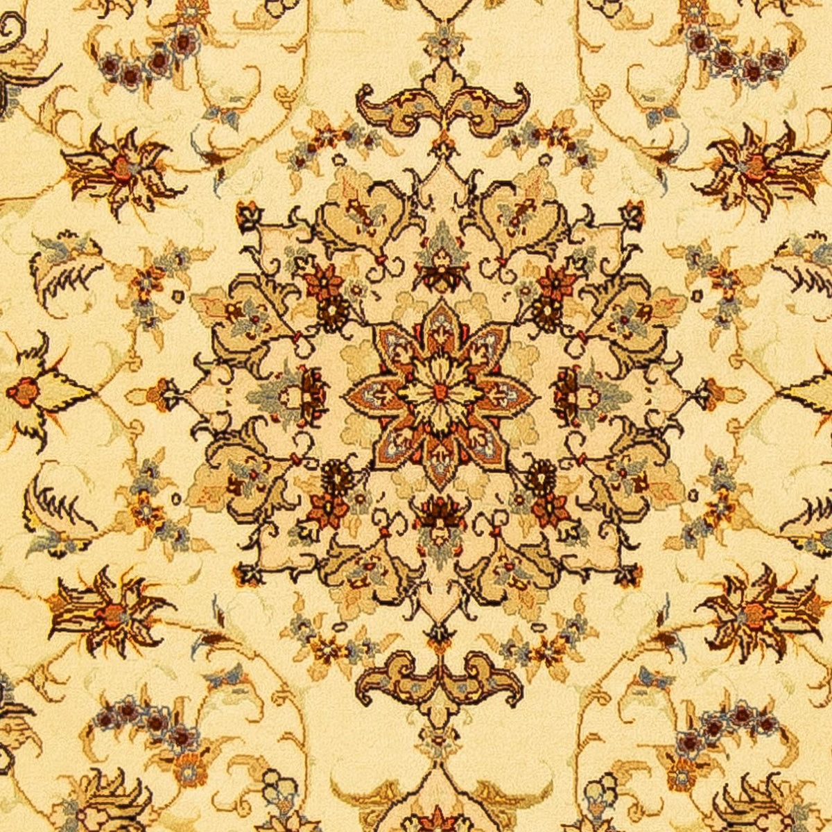 Alfombra Persa - Tabriz - Real - 141 x 103 cm - beige