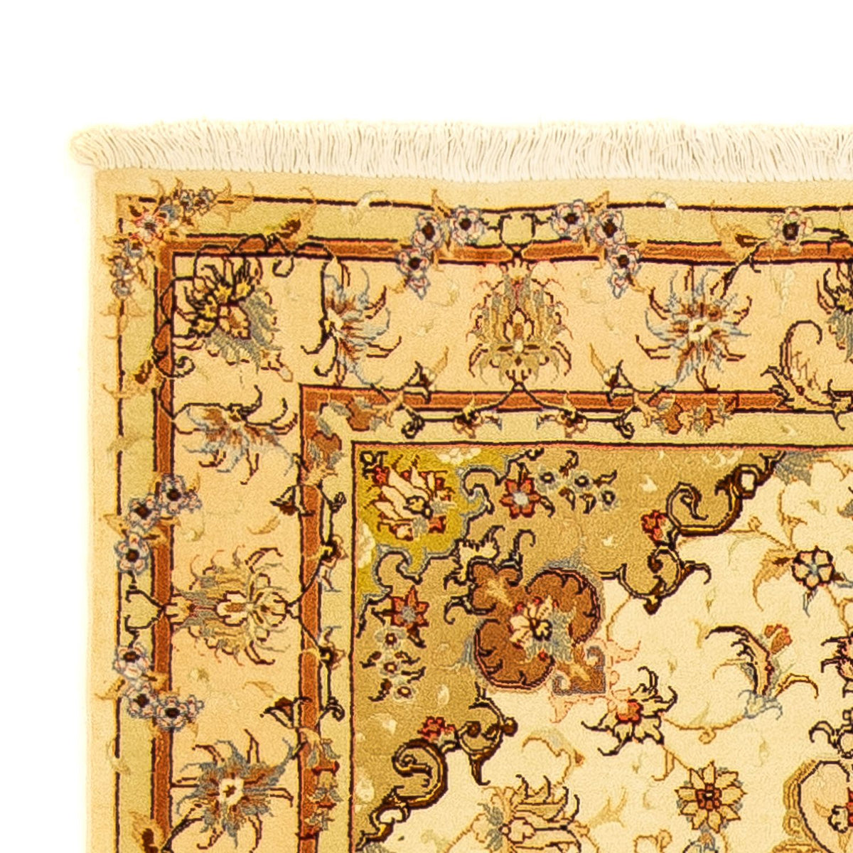 Alfombra Persa - Tabriz - Real - 141 x 103 cm - beige
