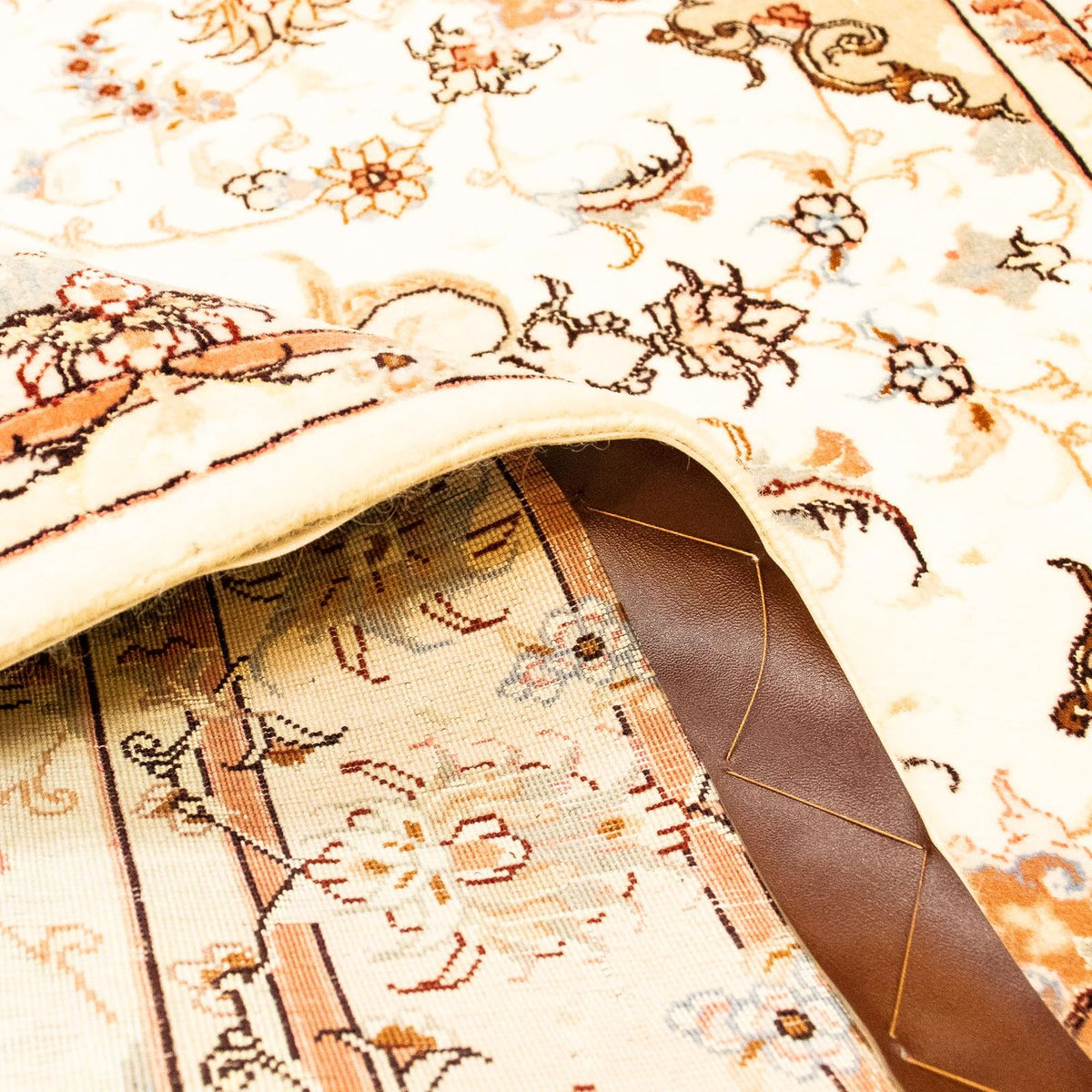 Alfombra Persa - Tabriz - Real - 141 x 103 cm - beige
