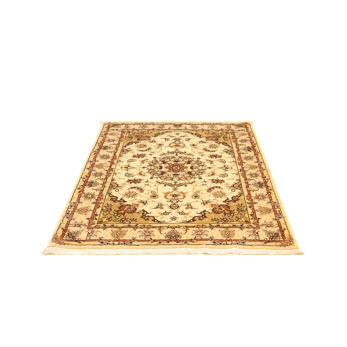 Alfombra Persa - Tabriz - Real - 141 x 103 cm - beige