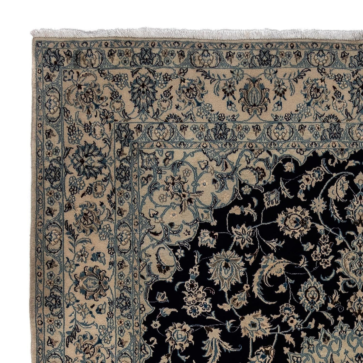 Alfombra Persa - Nain - Real - 298 x 252 cm - negro