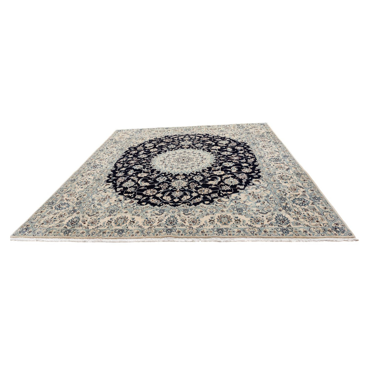 Alfombra Persa - Nain - Real - 298 x 252 cm - negro