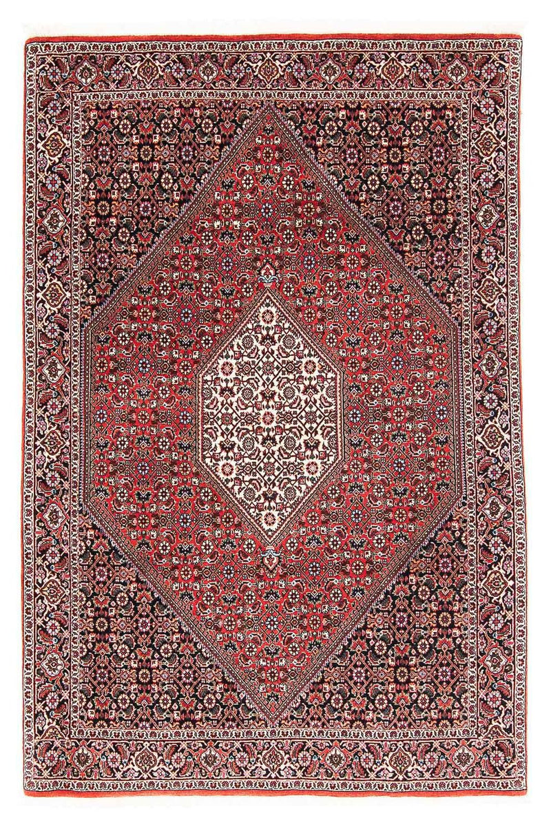 Alfombra persa - Bidjar - 176 x 110 cm - rojo claro