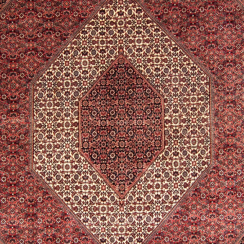 Alfombra persa - Bidjar - 340 x 252 cm - rojo claro